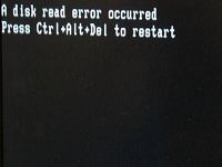 a disk read error occurred错误有效解决方法