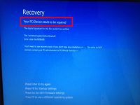 windows10系统recovery蓝屏解决方法