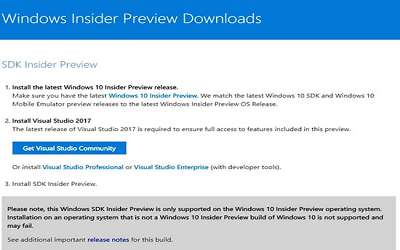 微软发布了win10 rs4 skd 17069镜像文件下载