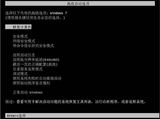 进不了系统