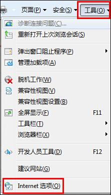 Internet选项