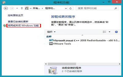 win8系统怎么卸载wmp播放器 win8系统卸载wmp播放器操作方法