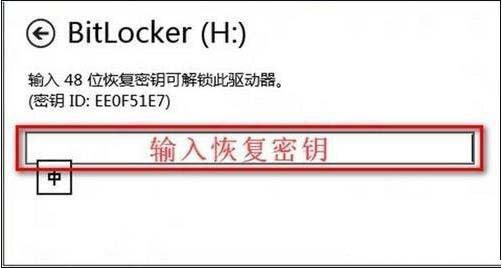 bitlocker密码忘记了