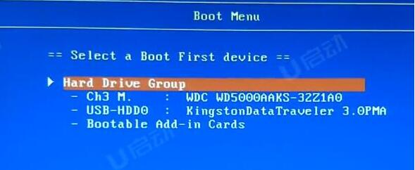 bios设置u盘启动