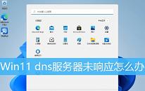 win11系统dns服务器未响应怎么办